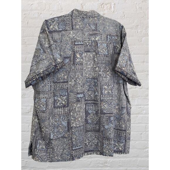 Cooke Street Hawaiian Reverse print Short Sleeve Button Up, XL, 100% Cotton - Picture 2 of 4